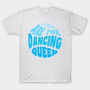 Dancing Queen Blue Gradient T-Shirt